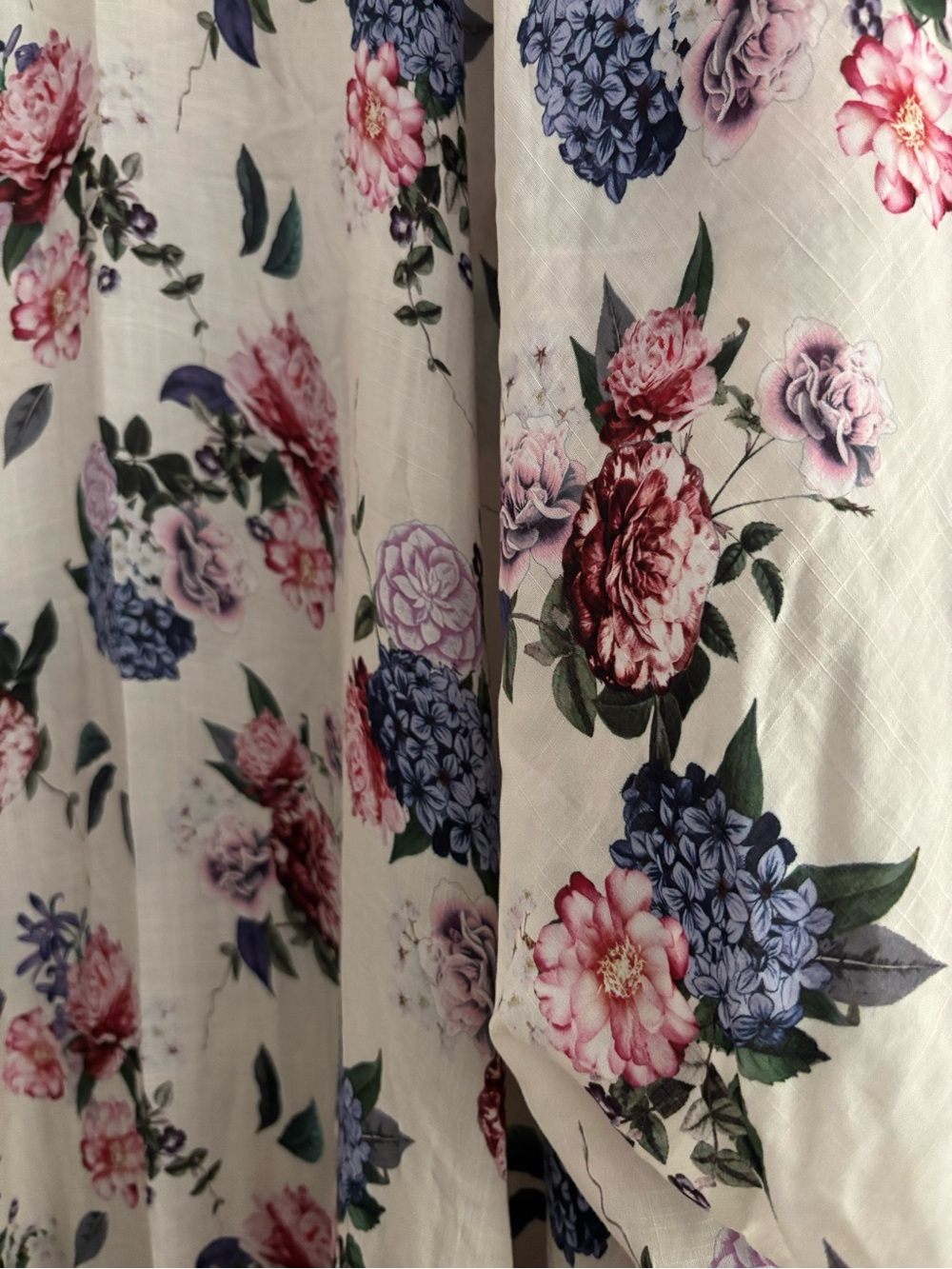 Torrid Floral Chiffon Open Front Kimono Cardigan Duster XL OS Flowy Boho Resort - Picture 3 of 12